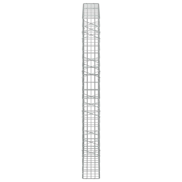 Gabion 5 mm langasta ja 5x10 cm verkosta 150x20x200 cm