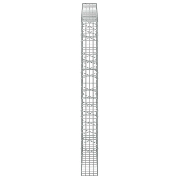 Gabion 5 mm langasta ja 5x10 cm verkosta 200x20x200 cm
