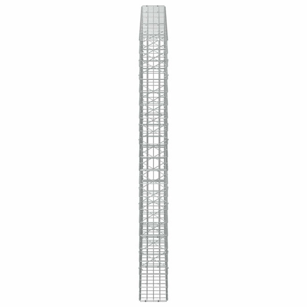 Gabion 5 mm langasta ja 5x10 cm verkosta 250x20x200 cm