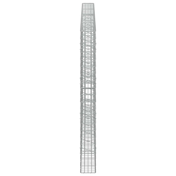 Gabion 5 mm langasta ja 5x10 cm verkosta 400x20x200 cm