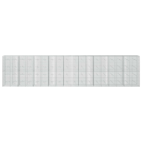Gabion 5 mm langasta ja 5x10 cm verkosta 900x20x200 cm