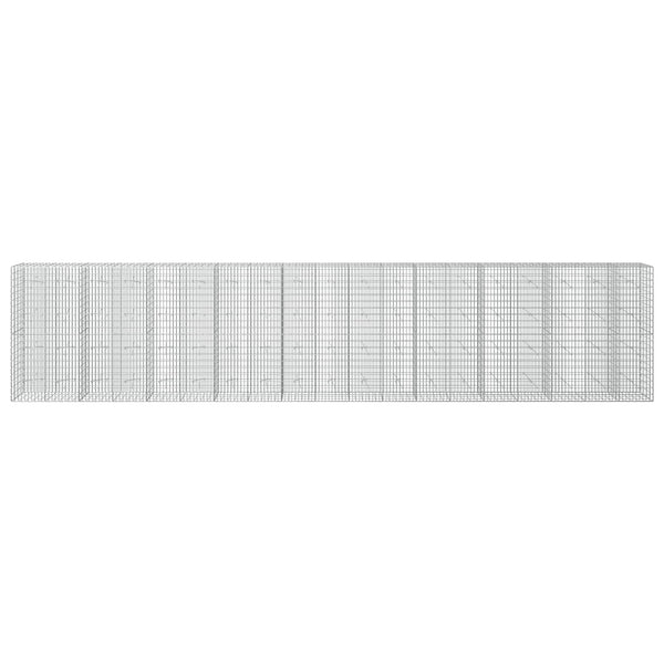 Gabion 5 mm langasta ja 5x10 cm verkosta 950x20x200 cm