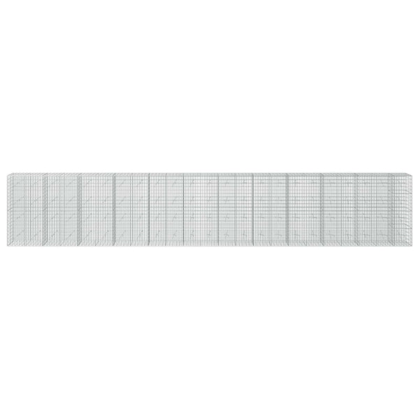 Gabion 5 mm langasta ja 5x10 cm verkosta 1150x20x200 cm