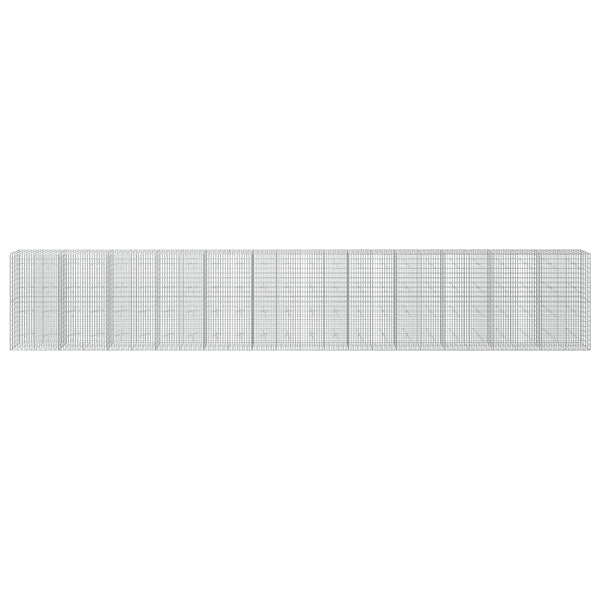 Gabion 5 mm langasta ja 5x10 cm verkosta 1200x20x200 cm