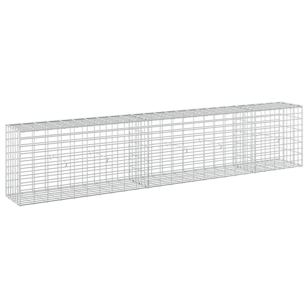 Gabion 5 mm langasta ja 5x10 cm verkosta 250x30x50 cm