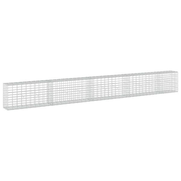 Gabion 5 mm langasta ja 5x10 cm verkosta 450x30x50 cm