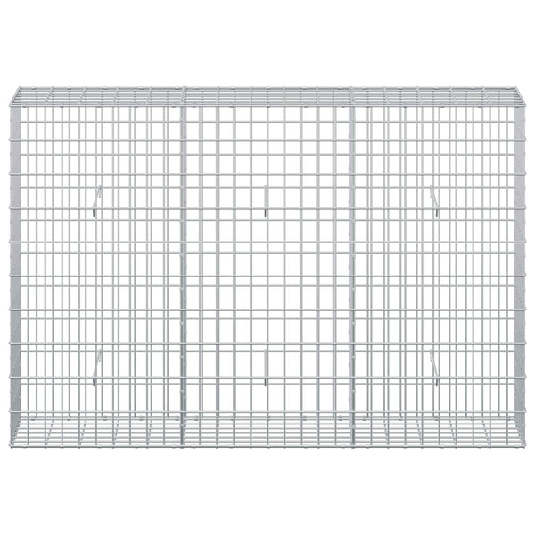 Gabion 5 mm langasta ja 5x10 cm verkosta 150x30x100 cm