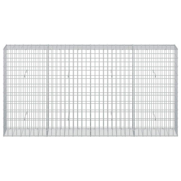 Gabion 5 mm langasta ja 5x10 cm verkosta 200x30x100 cm