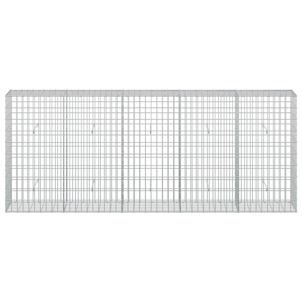 Gabion 5 mm langasta ja 5x10 cm verkosta 250x30x100 cm