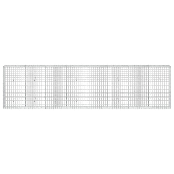 Gabion 5 mm langasta ja 5x10 cm verkosta 400x30x100 cm