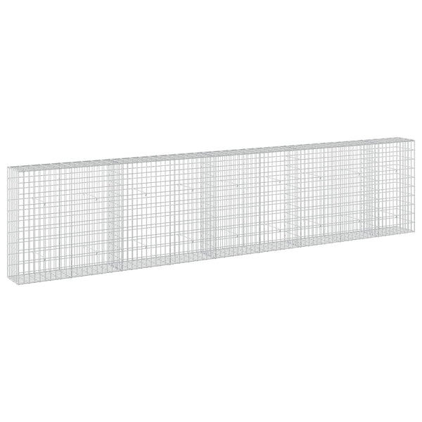 Gabion 5 mm langasta ja 5x10 cm verkosta 450x30x100 cm
