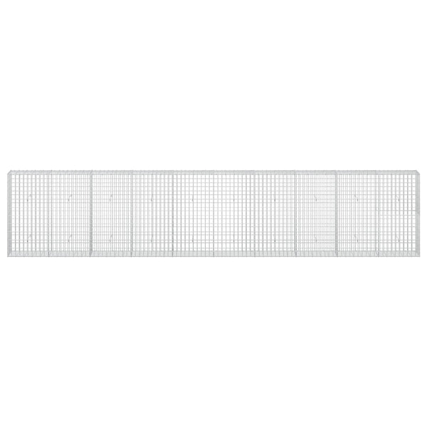 Gabion 5 mm langasta ja 5x10 cm verkosta 500x30x100 cm