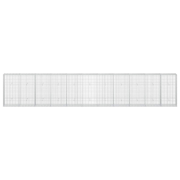 Gabion 5 mm langasta ja 5x10 cm verkosta 550x30x100 cm