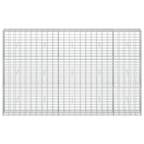 Gabion 5 mm langasta ja 5x10 cm verkosta 250x30x150 cm