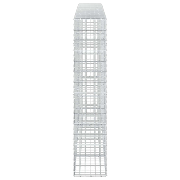 Gabion 5 mm langasta ja 5x10 cm verkosta 400x30x150 cm