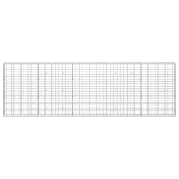 Gabion 5 mm langasta ja 5x10 cm verkosta 500x30x150 cm