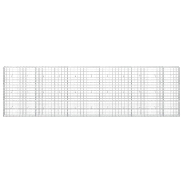 Gabion 5 mm langasta ja 5x10 cm verkosta 550x30x150 cm