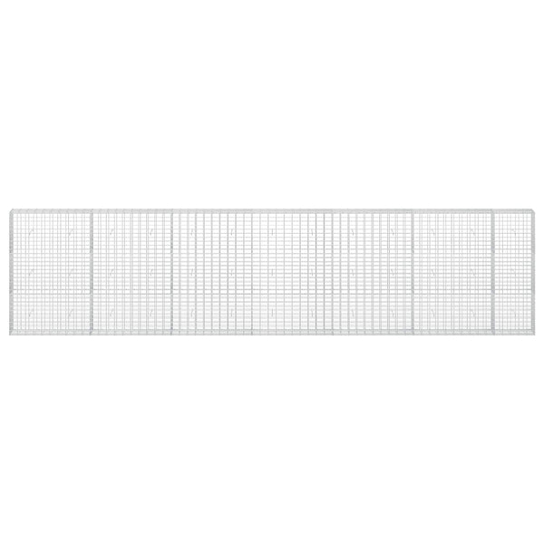 Gabion 5 mm langasta ja 5x10 cm verkosta 650x30x150 cm