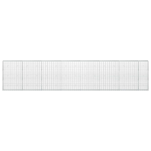 Gabion 5 mm langasta ja 5x10 cm verkosta 750x30x150 cm