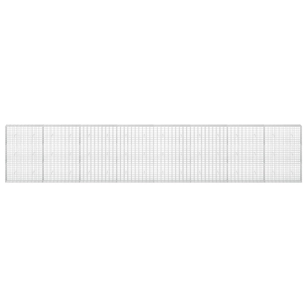 Gabion 5 mm langasta ja 5x10 cm verkosta 800x30x150 cm
