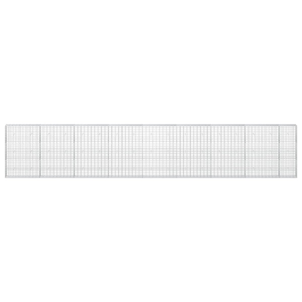 Gabion 5 mm langasta ja 5x10 cm verkosta 850x30x150 cm