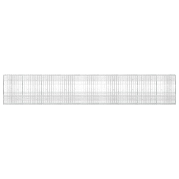 Gabion 5 mm langasta ja 5x10 cm verkosta 900x30x150 cm