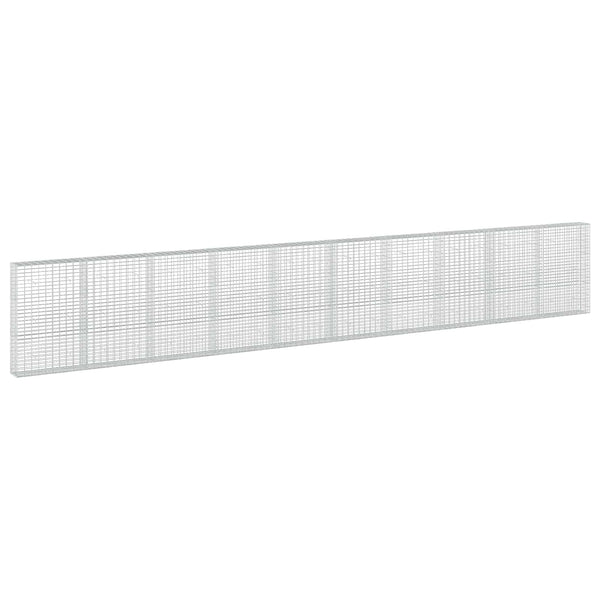 Gabion 5 mm langasta ja 5x10 cm verkosta 1000x30x150 cm