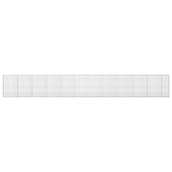 Gabion 5 mm langasta ja 5x10 cm verkosta 1150x30x150 cm
