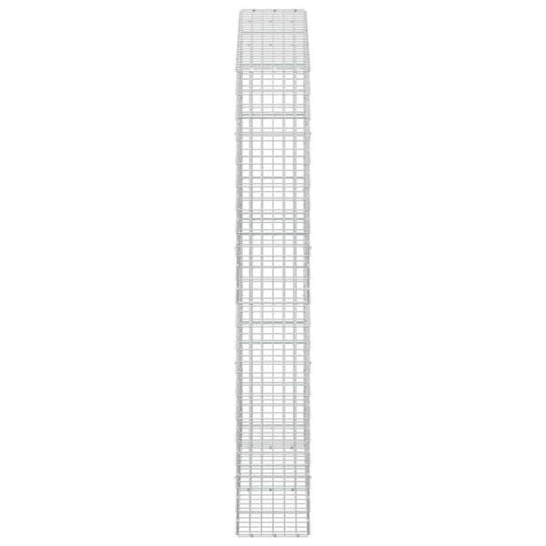Gabion 5 mm langasta ja 5x10 cm verkosta 250x30x200 cm