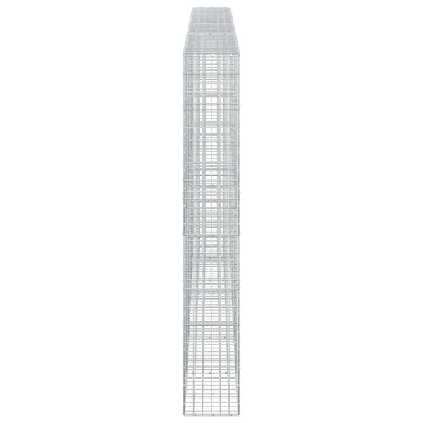Gabion 5 mm langasta ja 5x10 cm verkosta 550x30x200 cm
