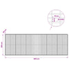 Gabion 5 mm langasta ja 5x10 cm verkosta 600x30x200 cm