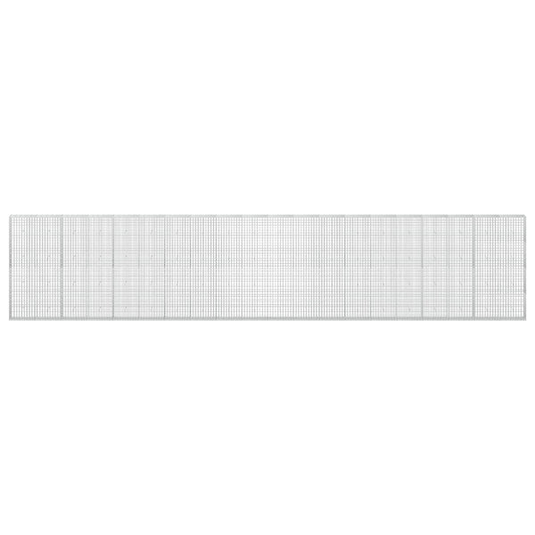 Gabion 5 mm langasta ja 5x10 cm verkosta 1000x30x200 cm