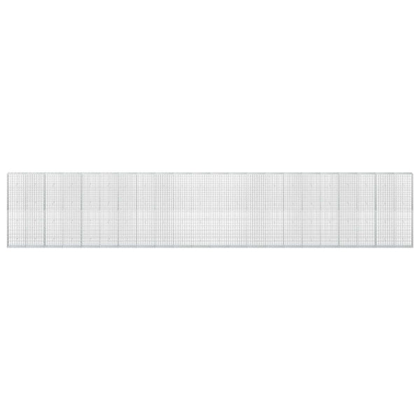 Gabion 5 mm langasta ja 5x10 cm verkosta 1100x30x200 cm