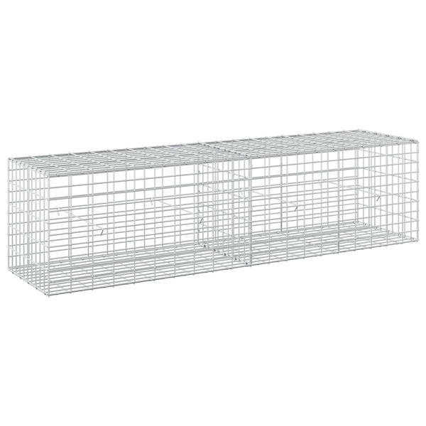 Gabion 5 mm langasta ja 5x10 cm verkosta 200x50x50 cm