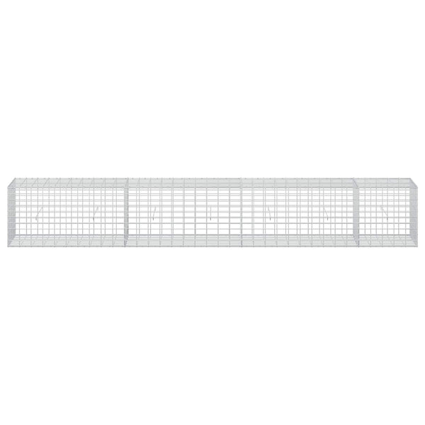 Gabion 5 mm langasta ja 5x10 cm verkosta 350x50x50 cm