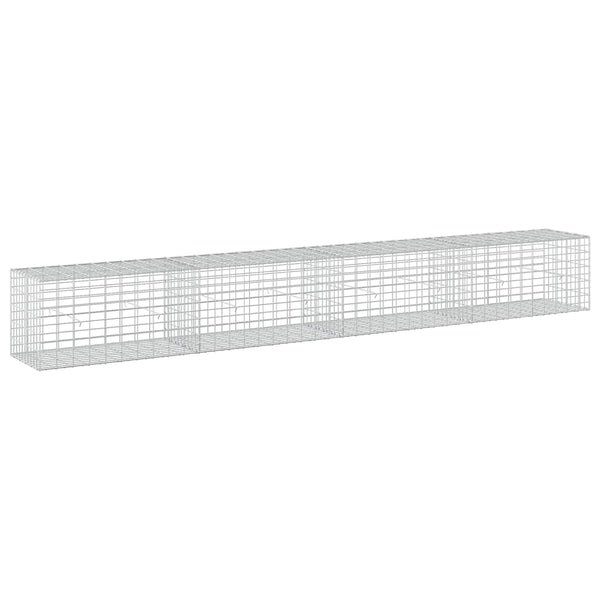 Gabion 5 mm langasta ja 5x10 cm verkosta 400x50x50 cm