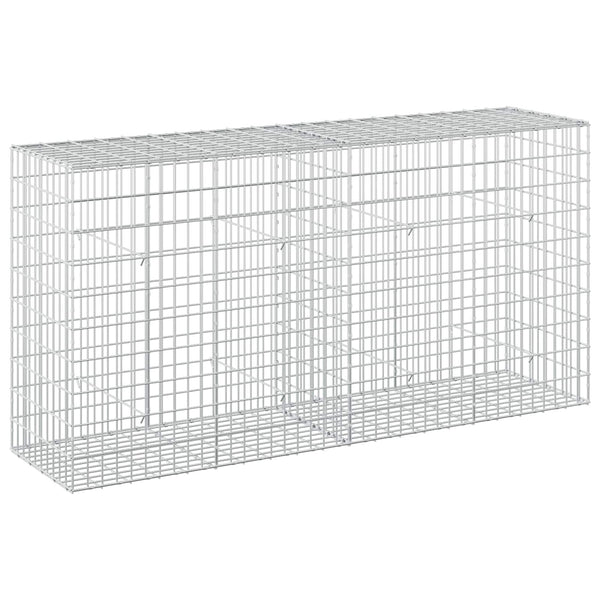 Gabion 5 mm langasta ja 5x10 cm verkosta 200x50x100 cm
