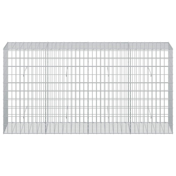 Gabion 5 mm langasta ja 5x10 cm verkosta 200x50x100 cm