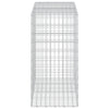Gabion 5 mm langasta ja 5x10 cm verkosta 200x50x100 cm