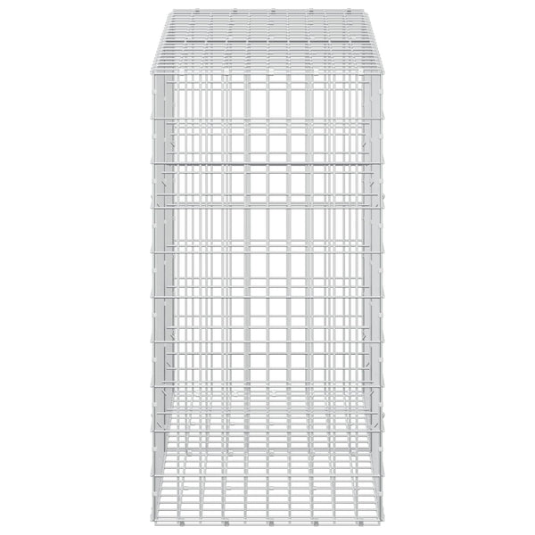 Gabion 5 mm langasta ja 5x10 cm verkosta 200x50x100 cm