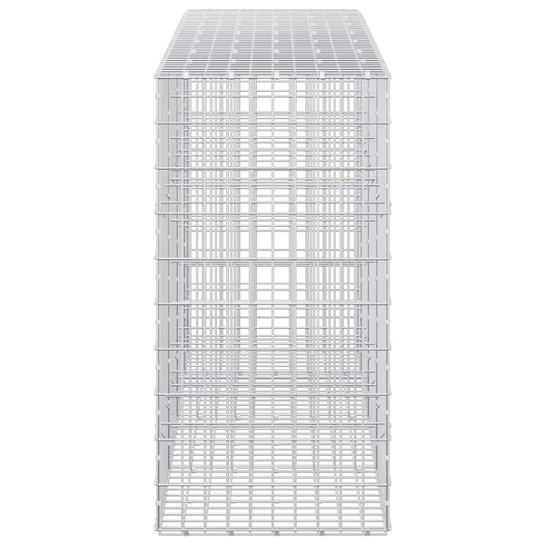 Gabion 5 mm langasta ja 5x10 cm verkosta 350x50x100 cm