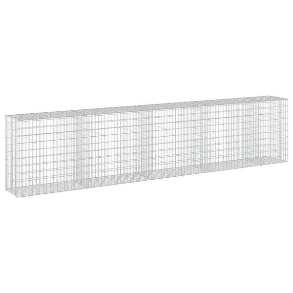Gabion 5 mm langasta ja 5x10 cm verkosta 450x50x100 cm