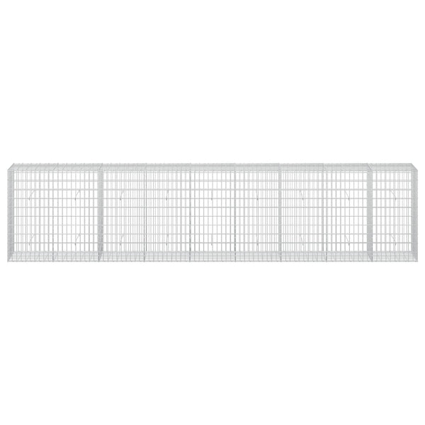 Gabion 5 mm langasta ja 5x10 cm verkosta 450x50x100 cm