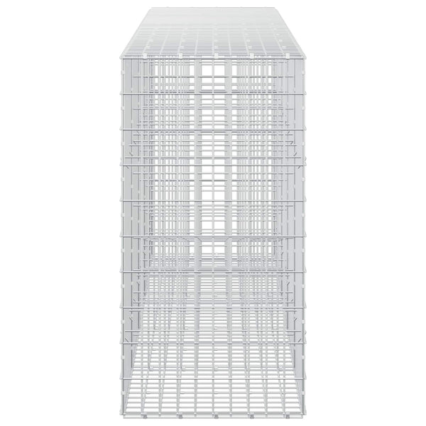 Gabion 5 mm langasta ja 5x10 cm verkosta 450x50x100 cm