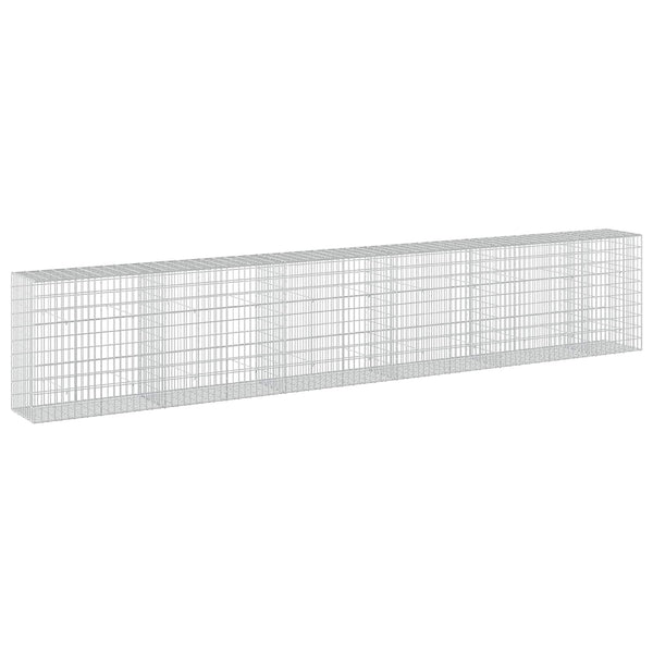 Gabion 5 mm langasta ja 5x10 cm verkosta 550x50x100 cm