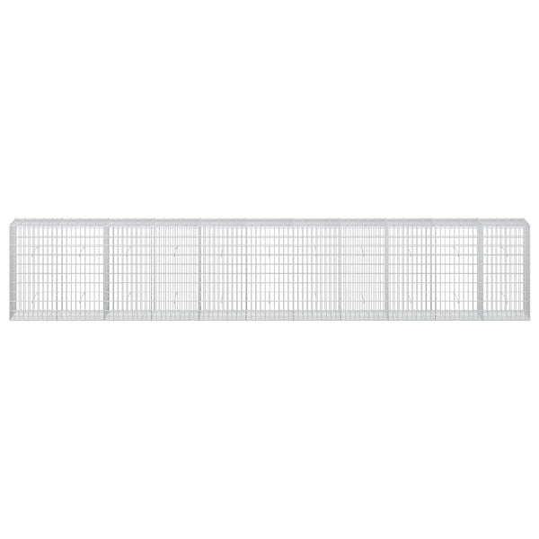 Gabion 5 mm langasta ja 5x10 cm verkosta 550x50x100 cm