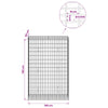 Gabion 5 mm langasta ja 5x10 cm verkosta 100x50x150 cm