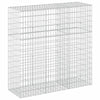 Gabion 5 mm langasta ja 5x10 cm verkosta 150x50x150 cm