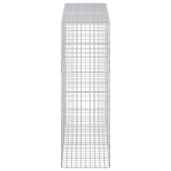 Gabion 5 mm langasta ja 5x10 cm verkosta 200x50x150 cm
