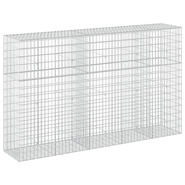 Gabion 5 mm langasta ja 5x10 cm verkosta 250x50x150 cm